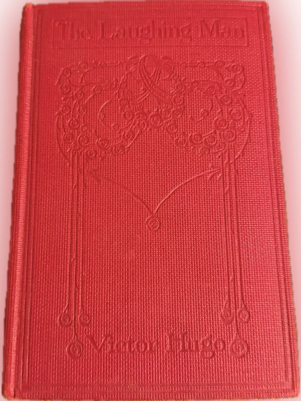 The Laughing Man by Victor Hugo T. Nelson and Sons Vintage Red Hardcover